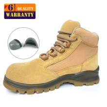 Qingdao Manufactory Genuine Leather Shoes Men safety Boots Safe Shoes For Safety